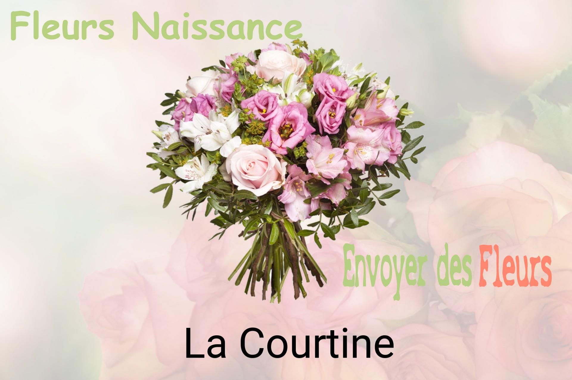 Bouquet de fleurs de naissance livré à La Courtine